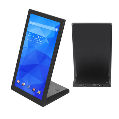 Moniteur d'écran tactile de bureau en forme de L RK3566 Android 11OS Tablette PC avec wifi POE LED Light Bar