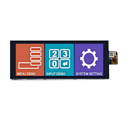 Éclairage élevé 800nits 6,86 pouces IPS TFT affichage LCD 1280*480 points Interface MIPI avec CTP