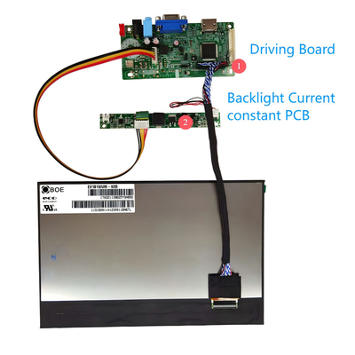 8 pouces Haute luminosité 1200nits Affichage LCD TFT FHD 1920 X 1200 points Interface LVDS