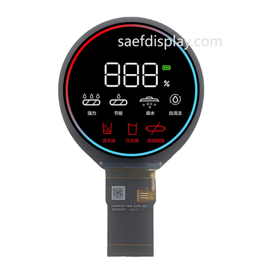 2.48 pouces TFT LCD IPS Affichage circulaire 3SPI+18RGB Interface Ronde Résolution 480x480