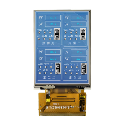 Affichage LCD TFT 2,4 pouces 240x320 QVGA Interface MCU/RGB avec écran tactile résistif