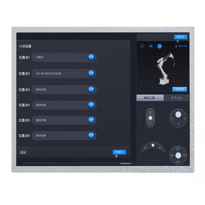 Éclairage élevé 1000nits 12,1 pouces IPS TFT affichage LCD 1024*768 points Interface LVDS