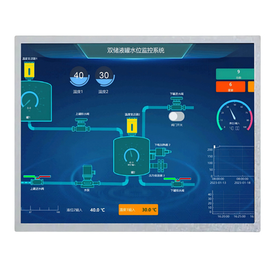 Éclairage élevé 1000nits 12,1 pouces IPS TFT affichage LCD 1024*768 points Interface LVDS