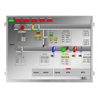 Écran LCD IPS TFT haute luminosité 10,4 pouces 800 Nits 1024x768 Résolution Interface LVDS