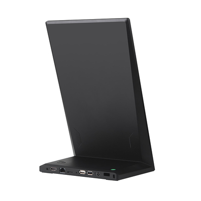 PC tablette à écran tactile en forme de L de 14 pouces RK3566 avec Android 11, WiFi, POE et barre lumineuse LED