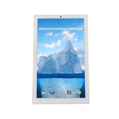 PC tablette à écran tactile en forme de L de 14 pouces RK3566 avec Android 11, WiFi, POE et barre lumineuse LED