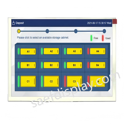 5Affichage LCD TFT de 7 pouces avec résolution 640x480 et interface RVB pour applications industrielles