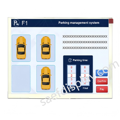 5Affichage LCD TFT de 7 pouces avec résolution 640x480 et interface RVB pour applications industrielles