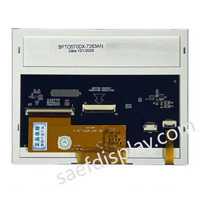 5Affichage LCD TFT de 7 pouces avec résolution 640x480 et interface RVB pour applications industrielles