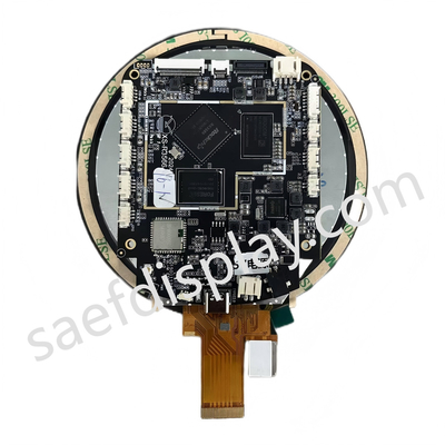 3Affichage tactile Android de haute performance rond de 0,4 pouces pour affichage numérique, vente au détail et kiosques interactifs