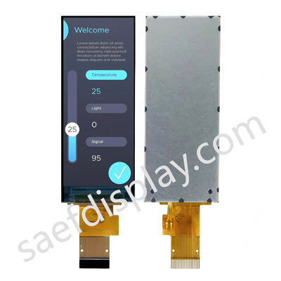 2Écran LCD IPS TFT de 2 pouces 200x480 Résolution Interface MIPI 500 nits Lumière pour des visuels clairs