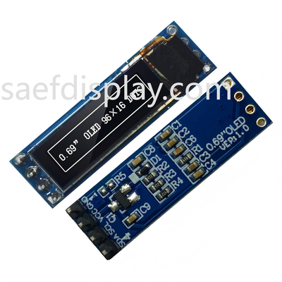 0Module d'affichage OLED de 69 pouces - 96x16 I2C, SSD1306 IC, blanc, compatible Arduino meilleur prix États-Unis