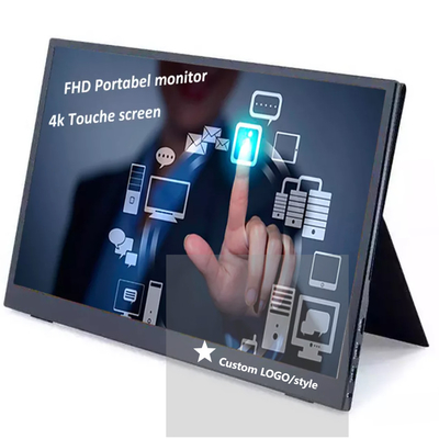 13Moniteur portable à écran tactile de 3 pouces, moniteur de jeu portable USB C avec support de bureau pour ordinateur portable, téléphone, deuxième écran/extension