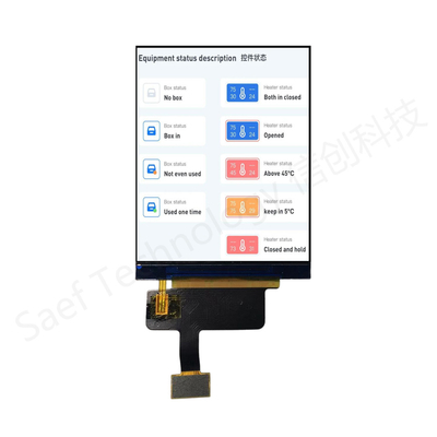Affichage LCD TFT visible sous la lumière du soleil - Module d'affichage industriel RGB 480x640