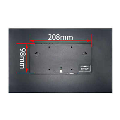Écran tactile en métal de qualité industrielle de 15,6 pouces, panneau IPS Full HD 1920x1080 avec tactile capacitif à 10 points