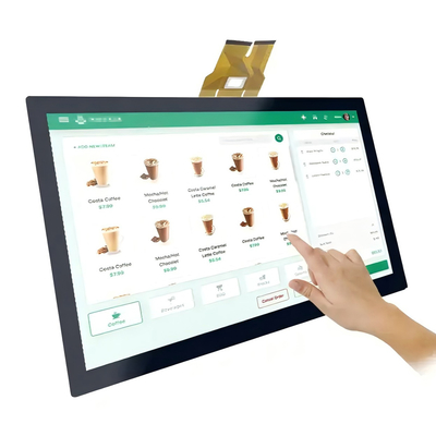 Écran LCD TFT industriel 23,8" FHD 1080p Interface LVDS Grand angle de vision Faible réflectance Luminosité 350 cd/m2 Certifié UE/US
