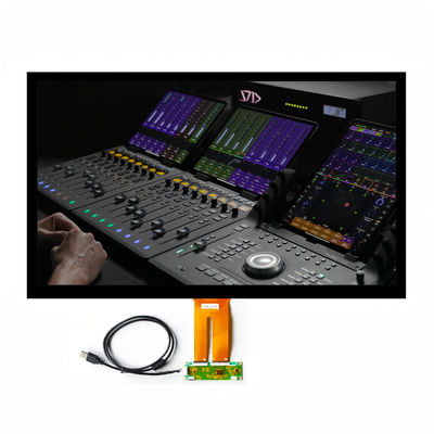 21Affichage FHD TFT haute luminosité de 0,5 pouce avec PCAP Touch    1000 Nits, entrée LVDS, panneau industriel