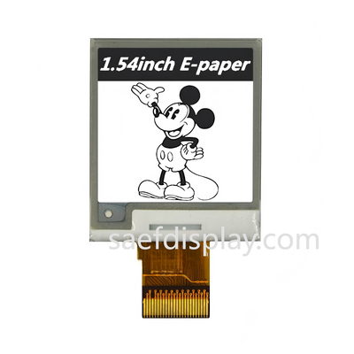 Écran E-ink 1.54" | 200×200 N/B | Interface SPI | Ultra-basse consommation | Température industrielle.