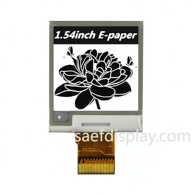 Écran E-ink 1.54" | 200×200 N/B | Interface SPI | Ultra-basse consommation | Température industrielle.