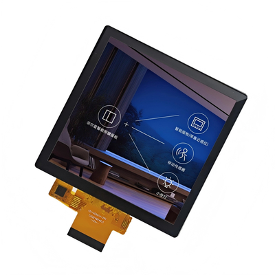 L'écran LCD TFT industriel carré de 4 pouces (720x720) avec PCAP Touch, fonctionnement à -20°C~70°C, interface RVB.
