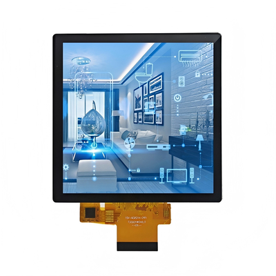 L'écran LCD TFT industriel carré de 4 pouces (720x720) avec PCAP Touch, fonctionnement à -20°C~70°C, interface RVB.
