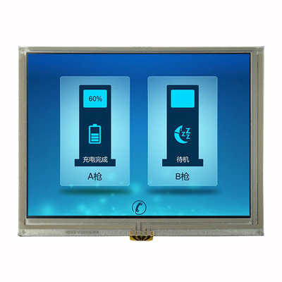 40 Pin Color affichage de TFT LCD RVB de 5,6 pouces avec l'écran tactile résistif