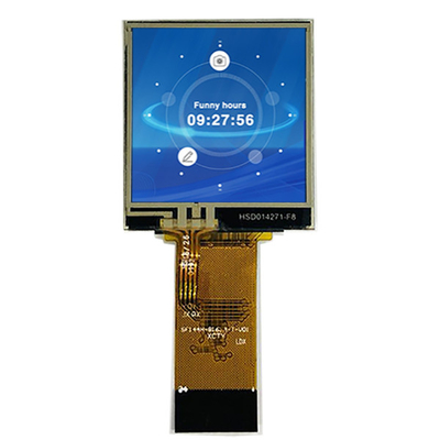 Écran d'affichage LCD carré 128x128 écran LCD TFT de 1,44 pouce 8 bits MPU Interface type de connexion