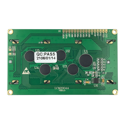 SFBM2004HX-A-Y 20x4 Module d'affichage LCD de caractères 3V STN Jaune/vert SPLC780D Compatible réglage du contraste VO Pin Easy Tuning