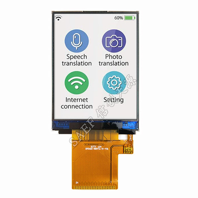 TFT LCD 2,4 pouces 240x320 points 2,4 pouces affichage TFT MCU Interface ZIF FPC Connexion