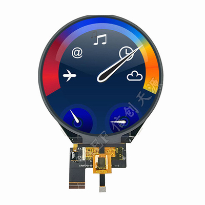 Affichage PCAP TFT de 3,4 pouces LCD rond à 3 voies Interface Mipi 800x800 points avec CTP