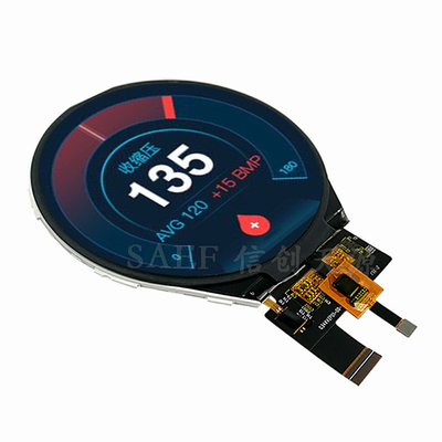 Module 3,4&quot; d'affichage de TFT LCD pleine interface ronde de l'angle de visualisation MIPI de la forme 800x800 IPS avec le module d'affichage de PCT TFT LCD