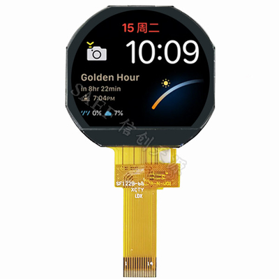 1,22 » écrans 240x204 de TFT LCD pointillent écran de TFT LCD d'interface de SPI d'angle de visualisation d'IPS de forme ronde le plein