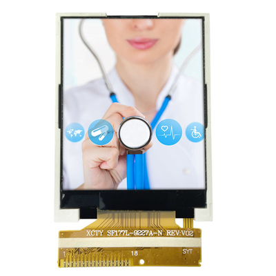 Écran tactile 128x160 de TFT LCD de 1,77 pouces avec l'OEM d'interface de SPI pour médical