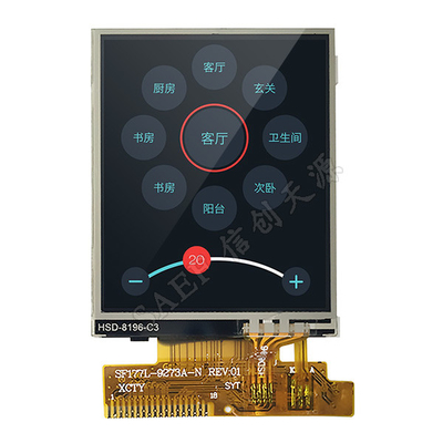 1Écran tactile LCD de 77 pouces affichage 128x160 panneau TN Pour les appareils intelligents Écran avant