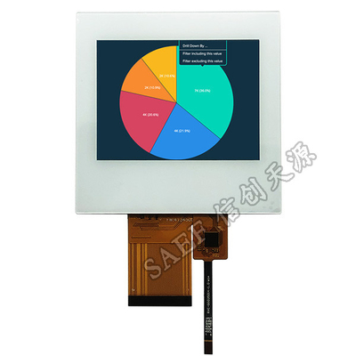 QVGA 3,5&quot; Pin de l'écran tactile HX8238 54 du paysage RVB de l'affichage 320x240 de PCAP TFT