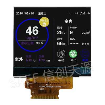 Affichage de Saef QVGA TFT LCD 2 pouces avec l'interface de SPI de conducteur d'ILI9342C