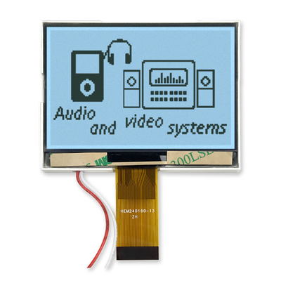 Interface positive graphique du module FSTN 3.3V MUC 8080 d'affichage d'affichage à cristaux liquides de la DENT 240x160