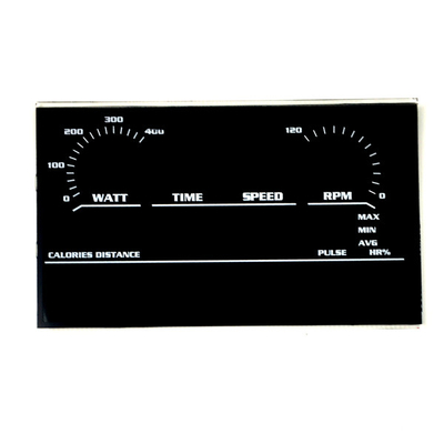 L'affichage à cristaux liquides monochrome de VATN montrent 5V pour le tachymètre Front Screen
