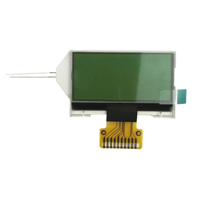 Couleur verte jaune de fond de module d'affichage à cristaux liquides de DENT de l'interface 128x64 de SPI