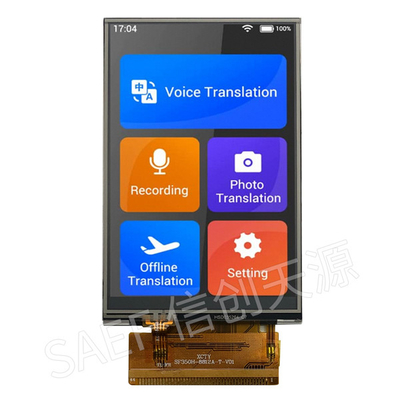 3Affichage LCD TFT tactile de 0,5 pouce HVGA TN Type 320X480 MCU Interface 16 bits
