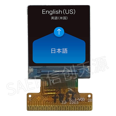 Écran LCD TFT IPS de qualité 0,85 pouces, de type carré avec interface MCU
