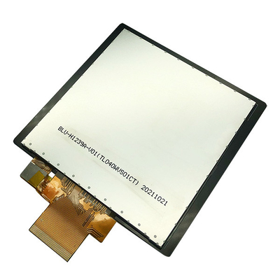 Affichage TFT industriel de 4 pouces carré 480x480 40 broches pour la domotique, écran LCD carré de 4 pouces avec PCAP Touch
