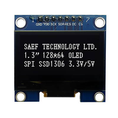 L'interface OLED de SPI montrent 1,3 le conducteur IC de pouce OLED I2c 7 Pin With SH1106