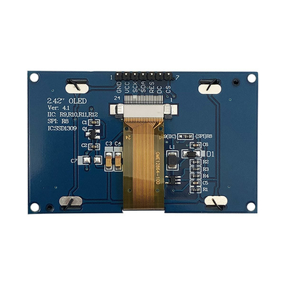 128x64 pointille le module 2,4&quot; 2,42&quot; d'affichage d'OLED certificat d'ISO9001 ISO14000