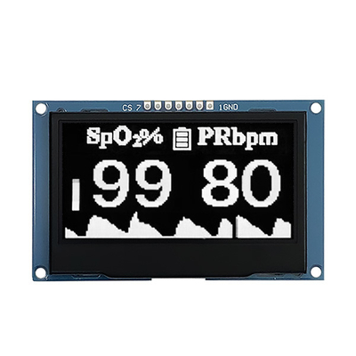 2Module d'affichage OLED de 42 pouces 128x64 points avec interface SPI et couleurs de police blanche et bleue