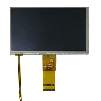 7&quot; écran de visualisation de 800x480 TN TFT, panneau industriel d'écran tactile de 50 bornes RVB