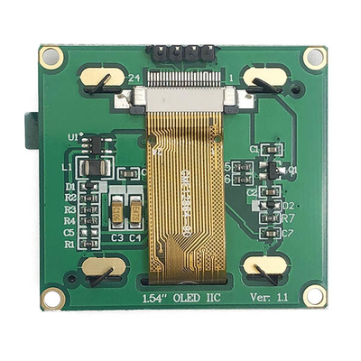 1Module d'affichage OLED de 54 pouces 128*64 4 broches Interface IIC