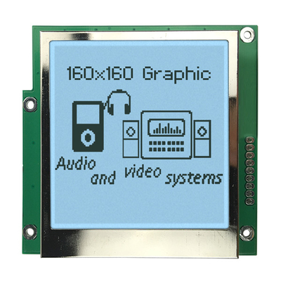 interface positive FSTN d'affichage à cristaux liquides de 160x160 du module graphique ST75161 3.3V VDD SPI d'affichage