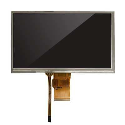 7 interface mordue de TFT LCD 800x480 Dots Display RVB 24 de pouce avec l'écran tactile résistif