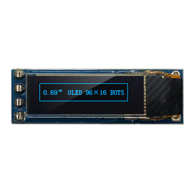 4 pouce I2C IIC SSD1306 3V 5V du module 0,69 d'affichage des goupilles 96x16 OLED compatible